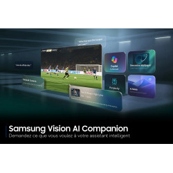 SAMSUNG TQ48S95H TV OLED interface Vision AI Companion avec Copilot et Perplexity