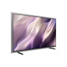 SAMSUNG TQ55S99H TV OLED 55 pouces, vue de trois quarts gauche sur pieds noirs