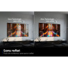 SAMSUNG TQ65S92H TV OLED 65 pouces, comparaison technologie sans reflet sur écran mural