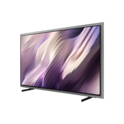SAMSUNG TQ65S99H TV OLED 65 pouces, vue de trois quarts arrière cadre argent