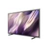SAMSUNG TQ65S99H TV OLED 65 pouces, vue de trois quarts arrière cadre argent