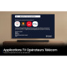 SAMSUNG TQ65S99H TV OLED 65 pouces, écran applications TV opérateurs télécom Free Orange SFR Bouygues