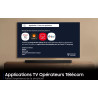 SAMSUNG TQ83S92H TV OLED, applications opérateurs télécom Free Orange SFR et Bouygues