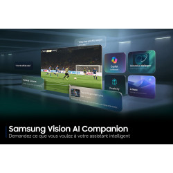 SAMSUNG TMR55R85H TV Micro RGB, interface Samsung Vision AI Companion avec Copilot et Perplexity