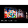 SAMSUNG TMR55R85H TV 55 pouces, comparaison écran Micro RGB et écran conventionnel couleurs certifiées