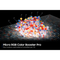 SAMSUNG TMR75R95H Color Booster Pro, couleurs optimisées par intelligence artificielle