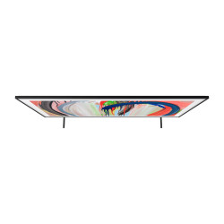 SAMSUNG The Frame 65" (65LS03H) TV QLED Lifestyle, vue de dessous écran posé sur pieds