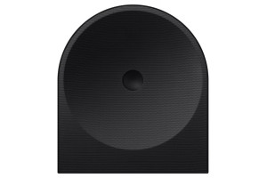 SAMSUNG Music Studio 5 LS50H enceinte connectée noire, vue de face avec grille tissu et dôme central