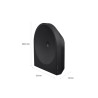 SAMSUNG Music Studio 5 LS50H enceinte noire, dimensions 283,5 x 251 x 137 mm
