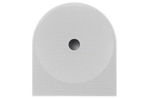 SAMSUNG Music Studio 5 LS50H enceinte connectée blanche, vue de face grille perforée et évent central