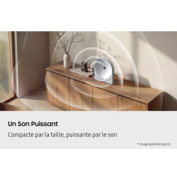 SAMSUNG Music Studio 5 LS50H enceinte compacte sur buffet, diffusion sonore puissante en pièce de vie