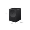 SAMSUNG Music Studio 7 LS70H enceinte noire, dimensions 269 x 185 x 190,5 mm