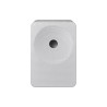 SAMSUNG Music Studio 7 LS70H enceinte connectée blanche, vue de face port acoustique circulaire
