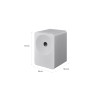 SAMSUNG Music Studio 7 LS70H enceinte connectée blanche, dimensions 269 x 185 x 190,5 mm