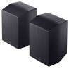 SAMSUNG HW-Q930H paire d'enceintes surround arrière, vue trois quarts finition noire