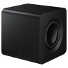 SAMSUNG HW-Q930H caisson de basses sans fil, vue trois quarts avec haut-parleur frontal
