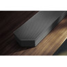 SAMSUNG HW-Q990H barre de son vue rapprochée grille tissée et finition noire