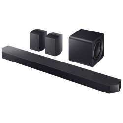 SAMSUNG HW-Q990H home cinéma sans fil 11.1.4, barre de son, caisson de basses et enceintes surround arrière