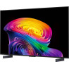 LG OLED42C6 TV OLED 42 pouces, vue de trois quarts droite sur pieds écran allumé
