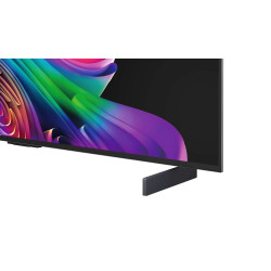 LG OLED42C6 TV OLED 42 pouces, gros plan coin inférieur droit avec pied et bordure de dalle