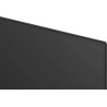 LG OLED48C6 TV OLED 4K, gros plan sur l'angle supérieur droit du cadre fin noir mat