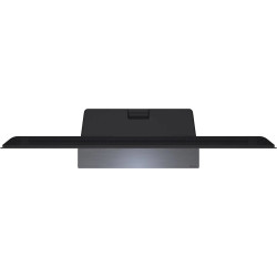 LG OLED48C6 TV OLED, vue de dessus pied central aluminium brossé et grilles haut-parleurs