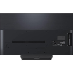 LG OLED48G6 TV OLED, vue arrière châssis noir avec emplacement connectique latérale