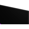 LG OLED48G6 TV OLED, gros plan sur le bord supérieur et la finesse de la dalle