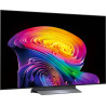 LG OLED55C6 TV OLED 55 pouces, vue de trois quarts gauche écran allumé sur pied