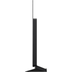 LG OLED55C6 TV OLED 55 pouces, vue de profil dalle fine et pied