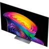 LG OLED65C6 TV OLED 65 pouces, vue de trois quarts arrière dalle fine sur socle