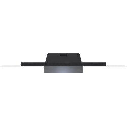 LG OLED77C6 TV OLED 77 pouces, vue de dessus pied central et tranche fine