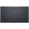 LG OLED83G6 TV OLED 83 pouces, vue arrière support mural intégré et logo LG OLED