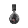 FOCAL UTOPIA reconditionné casque ouvert, vue de profil coque carbone et logo Focal rouge