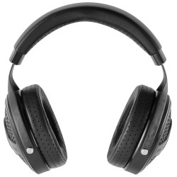 FOCAL UTOPIA reconditionné casque audio, vue de face arceau cuir et coussinets perforés