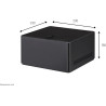 LG OLED77T4 TV OLED 77 pouces, schéma dimensions Zero Connect Box 230 x 230 x 180 mm