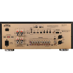 ADVANCE ACOUSTIC A10 CLASSIC amplificateur, panneau arrière connectique XLR RCA HDMI USB et borniers haut-parleurs