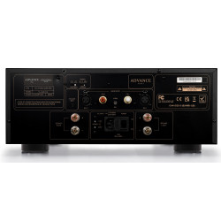 ADVANCE ACOUSTIC XA160 EVO amplificateur de puissance, panneau arrière entrées XLR RCA et borniers haut-parleurs
