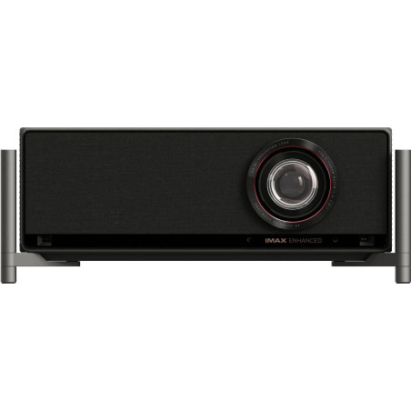 XGIMI TITAN vidéoprojecteur laser 4K, vue de face avec objectif central et certification IMAX Enhanced