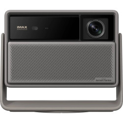 XGIMI HORIZON 20 vidéoprojecteur longue focale, vue de face grille Harman Kardon et optique 4K Ultra HD
