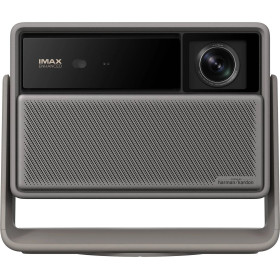XGIMI HORIZON 20 vidéoprojecteur longue focale, vue de face grille Harman Kardon et optique 4K Ultra HD