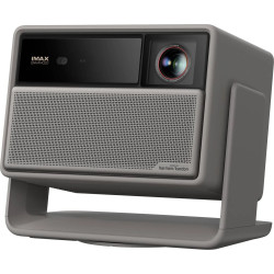 XGIMI HORIZON 20 MAX vidéoprojecteur longue focale, vue de trois quarts finition grise sur socle intégré