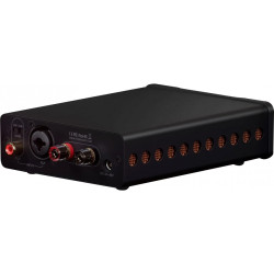 FOSI AUDIO V3 MONO - 48V amplificateur mono, panneau arrière avec entrées RCA XLR et borniers haut-parleurs