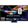 HISENSE 65UR9S TV MiniLED 65 pouces RGB, dalle mate avec Hi-View AI Engine et son 4.1.2 Multi-Channel Surround