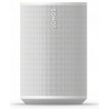 SONOS ERA 100 SL enceinte connectée blanche, vue de face grille perforée avec logo Sonos vertical