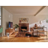 SONOS ERA 100 SL en système surround, salon familial avec TV, barre de son et caisson de basses