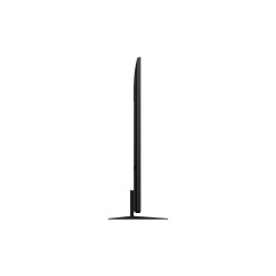 TCL 65C7L TV MiniLED 65 pouces, vue de profil gauche montrant la finesse de la dalle