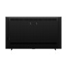 TCL 98C7K TV MiniLED, panneau arrière noir avec connectique latérale et pieds écartés