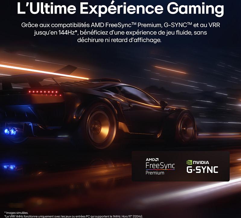 LG OLED42C5,LG 42C5,OLED42C5,OLED 42C5,42C5,TV Gaming,Gaming OLED,Moniteur LG,120 Hz,144 Hz